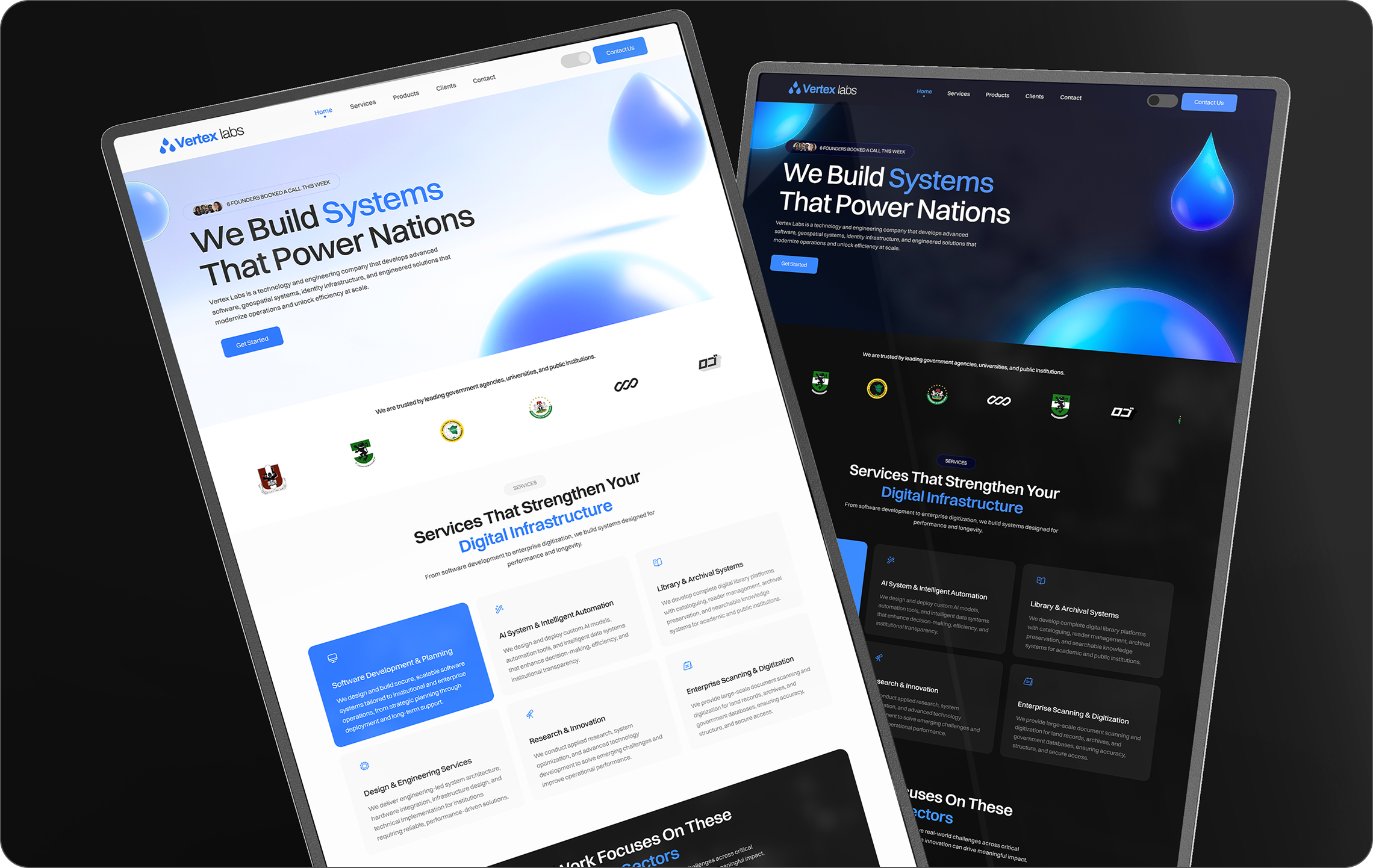 Vertex Labs Website